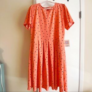 NWT, LulaRoe Amelia Dress CORAL, 3X